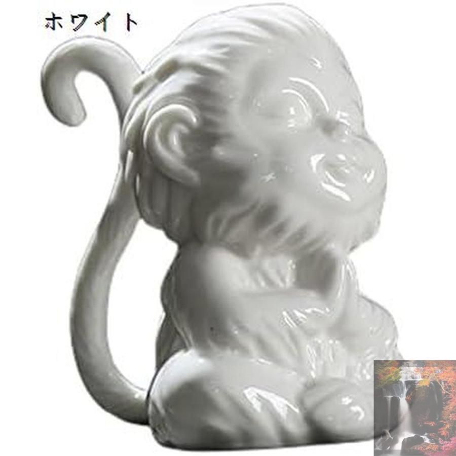 サル 陶器製 置物 悟空置物猿像中国風水風水装飾セラミック芸術