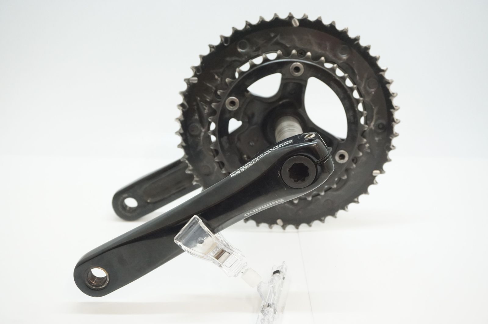 シマノ クランク RS500 美品 美品 - SHIMANO クランクセット 黒 RS510