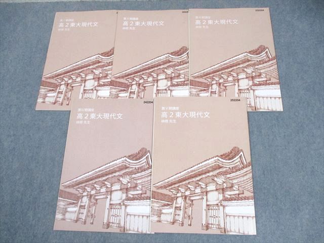 東進ハイスクール 東京大学 東大特進コース 高2東大現代文 テキスト