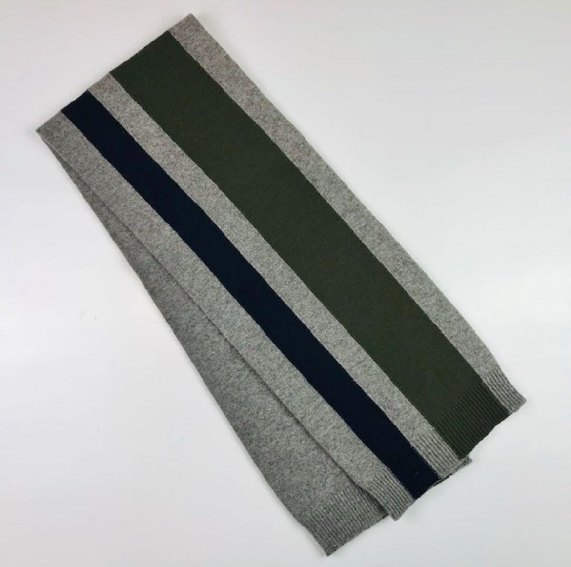 JIL SANDER ジルサンダー 2ライン ウール 筒状マフラー ユニセックス|イタリア製 ニットマフラー ブランド 秋冬物 ファッション 小物 レディース メンズ カジュアル