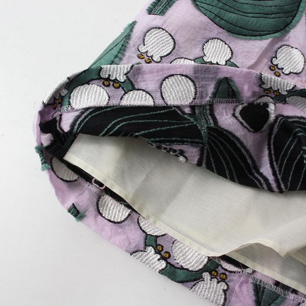 美品☆すずらんジャガード エプロンワンピース 美品 peu pres プープレ