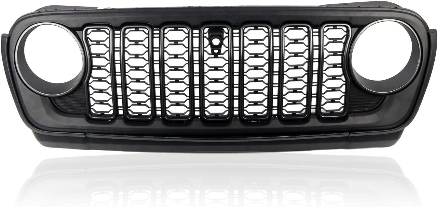 18-24JEEPラングラーJL用有孔フロントグリル 中網