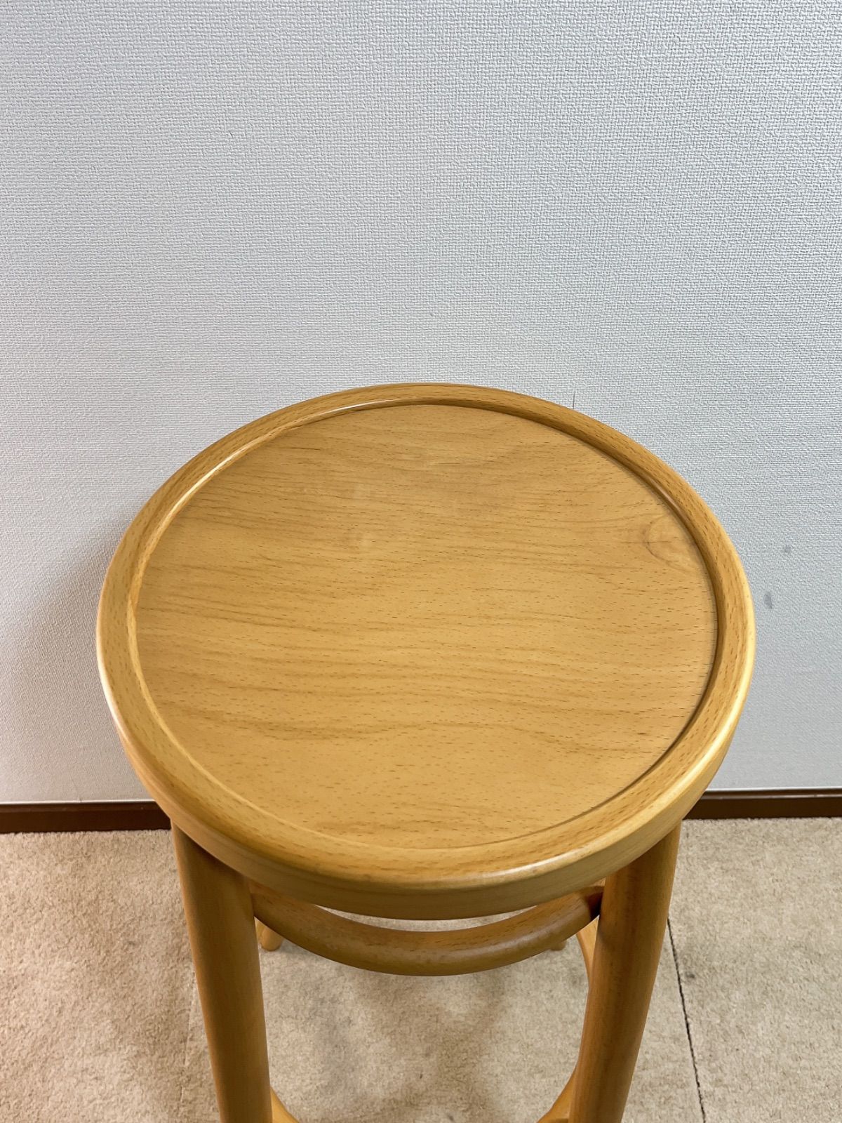 秋田木工 カウンターチェア No-209 曲がり木 大塚家具