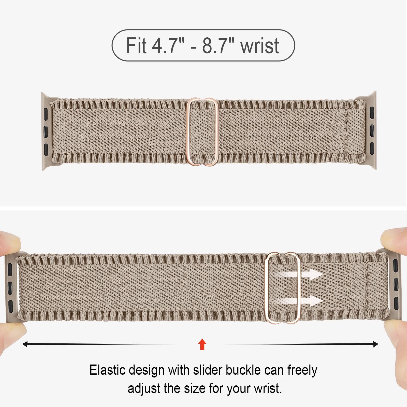 数量限定】アップルウォッチ 38mm ナイロン 40mm 弾性 41mm バンド Series バンド Ultra/8/7/SE/6/5/4/3/2/1に対応  42mm Apple Apple Watch Watch スポーツバンド 44mm 長さ調整可能 メルカリShops