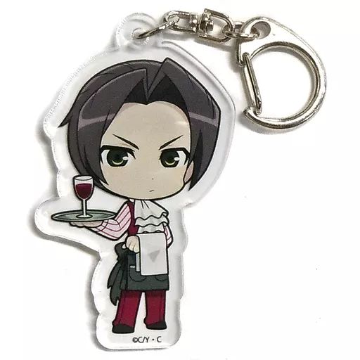 雑貨　御剣怜侍 「CAPCOM CAFE×逆転裁判 20th キーホルダー」 雑貨 御剣怜侍 「CAPCOM CAFE×逆転裁判 20th キーホルダー」 雑貨 御剣