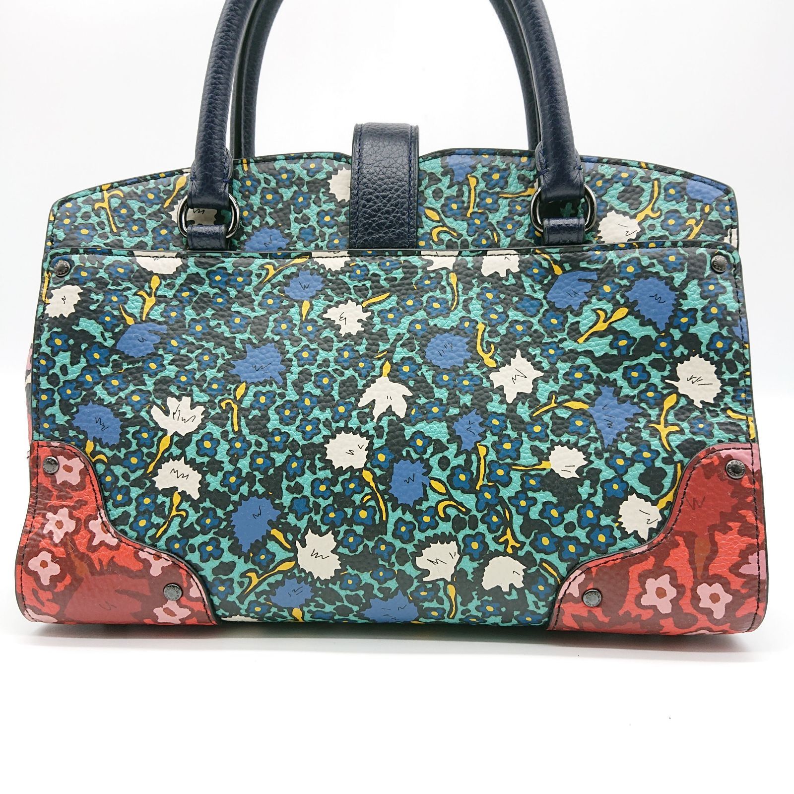 COACH コーチ 2WAY ショルダーバッグ 57703 花柄 ハンドバッグ