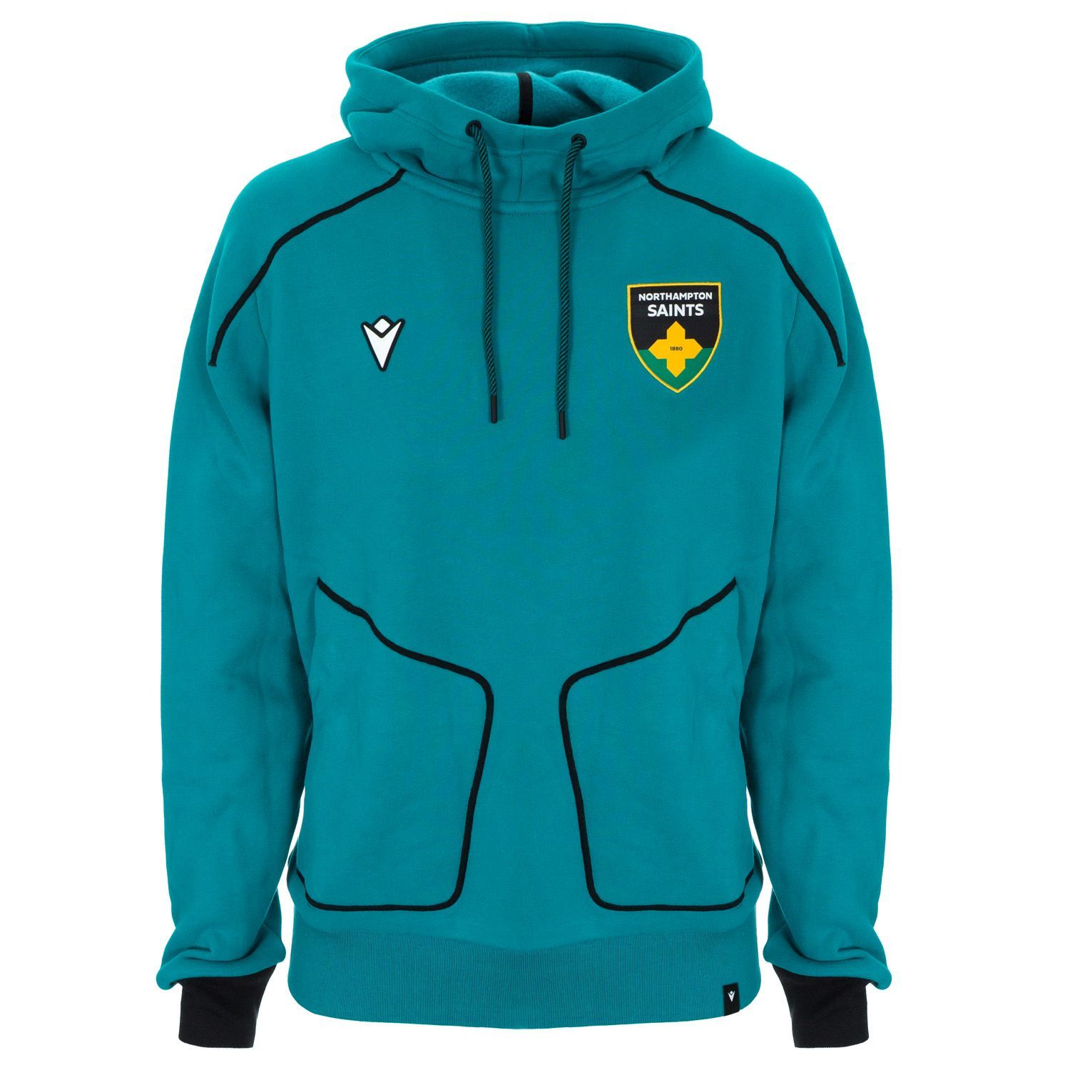 マクロン ノーサンプトン セインツ 2025 26 フーディー メンズ ユニセックス ターコイズ 青緑 公式モデル 日本未発売