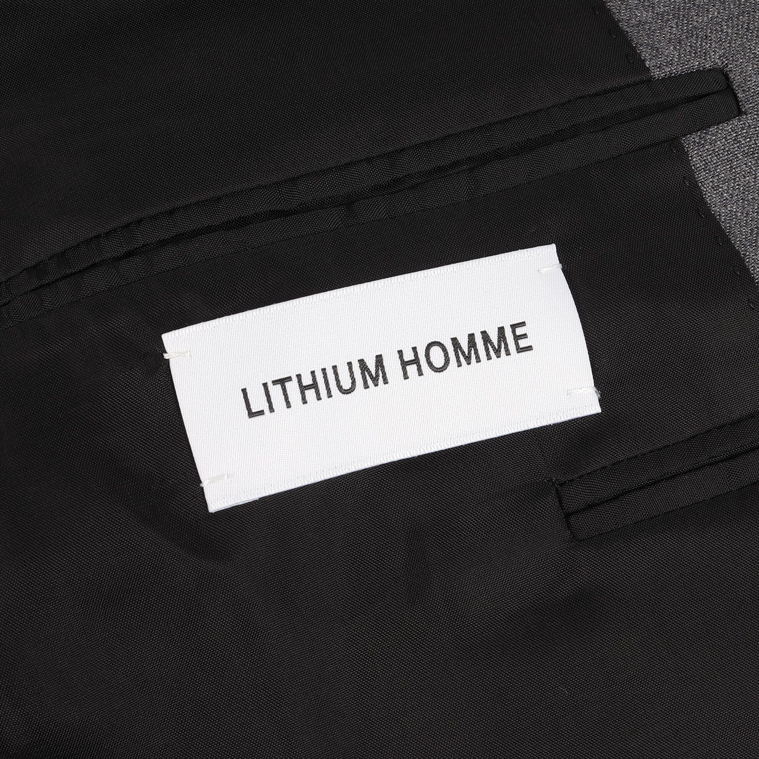 新品 LITHIUM HOMME リチウムオム ジャケット サイズ:48 ピークド