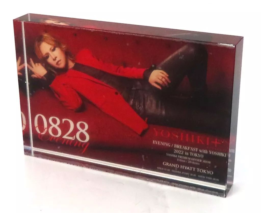 YOSHIKI様 2022 アクリルフォトパネルB5（YOSHIKI オフィシャル