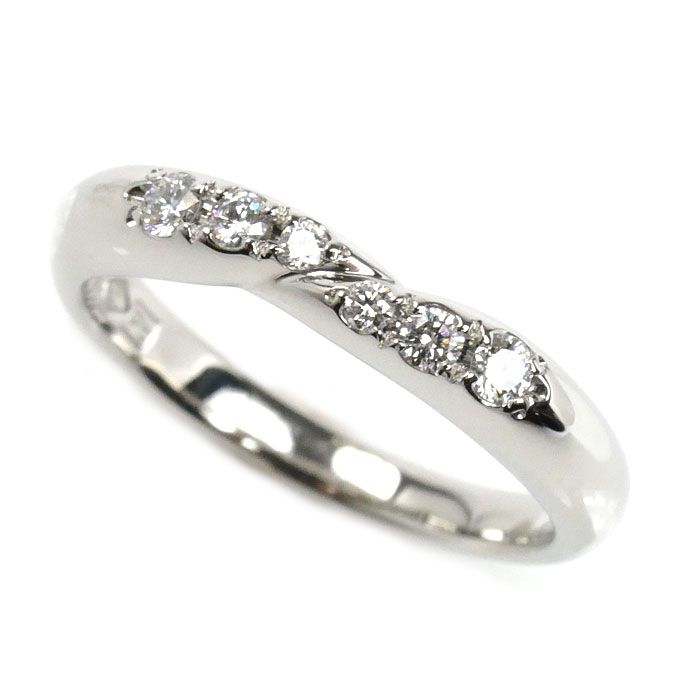 ROYAL ASSCHER ロイヤル アッシャー Pt950プラチナ リング 指輪 ダイヤモンド 8号 4.7g レディース