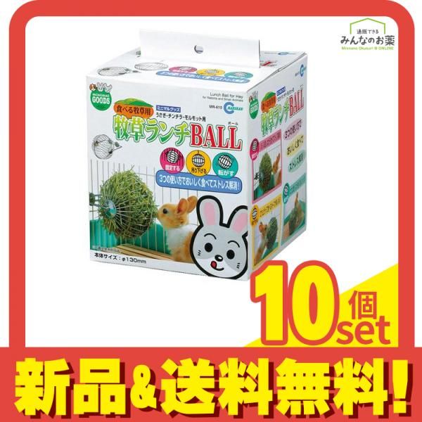 ミニマルグッズ 牧草ランチBALL MR-610 1個入 10個セット