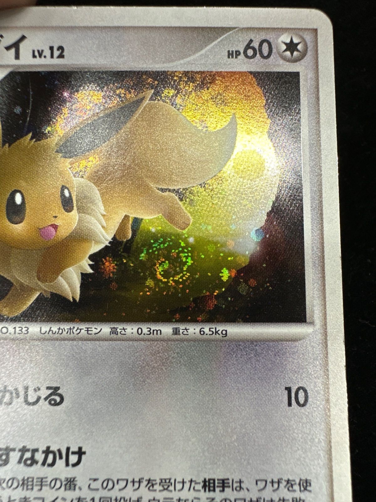 ポケモンカード　イーブイLV.12 PtS 011/012　渦巻きホロあり ポケモンカード イーブイLV.12 PtS 011/012 渦巻きホロあり