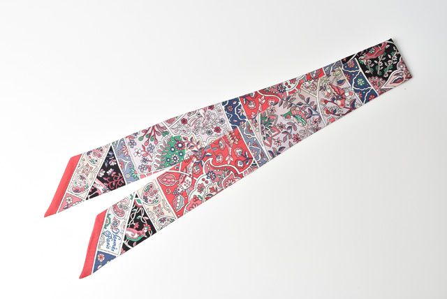 エルメス ツイリー スカーフ ペイズリーモチーフ ローズマルチ - メルカリ