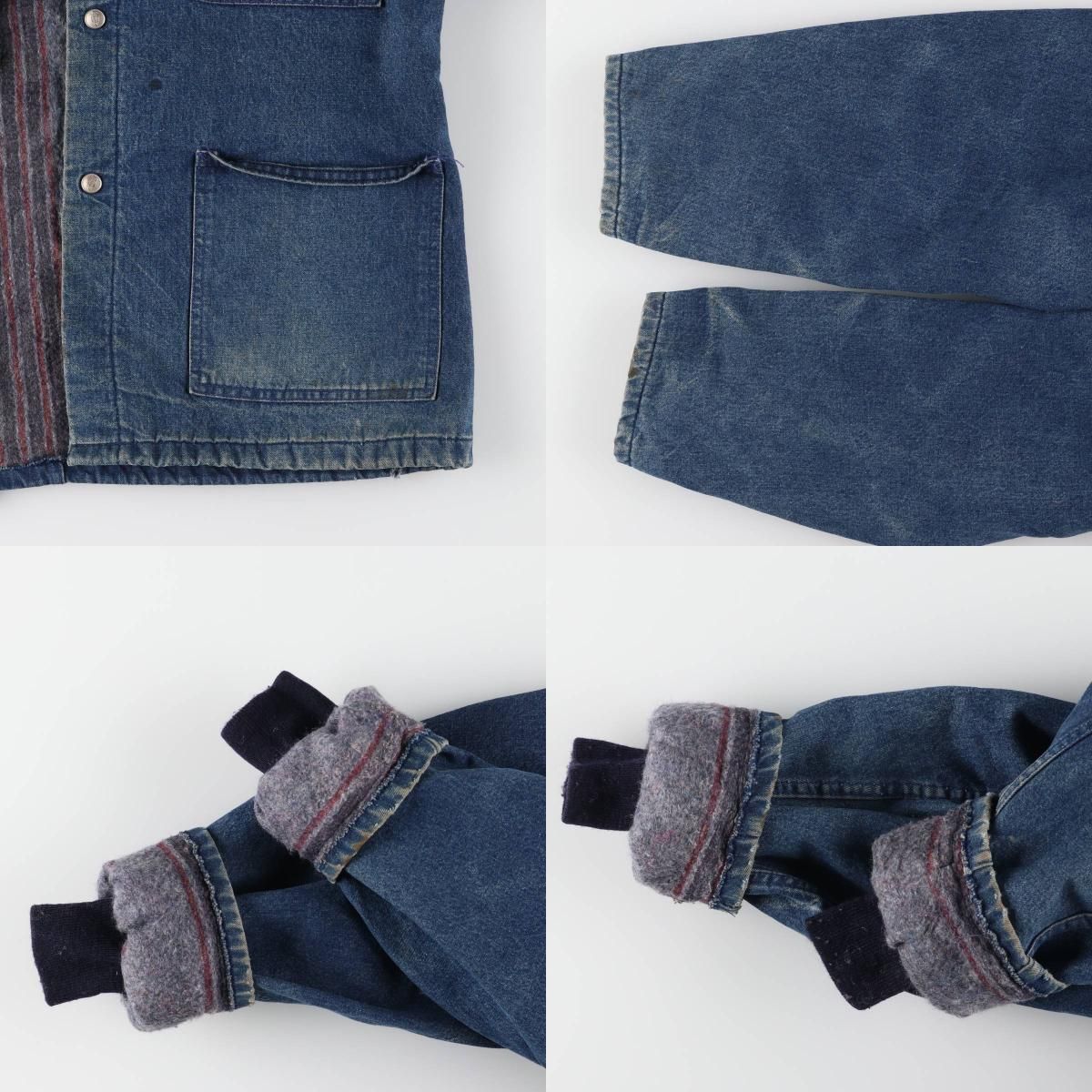 古着 80~90年代 ディッキーズ Dickies デニムカバーオール USA製