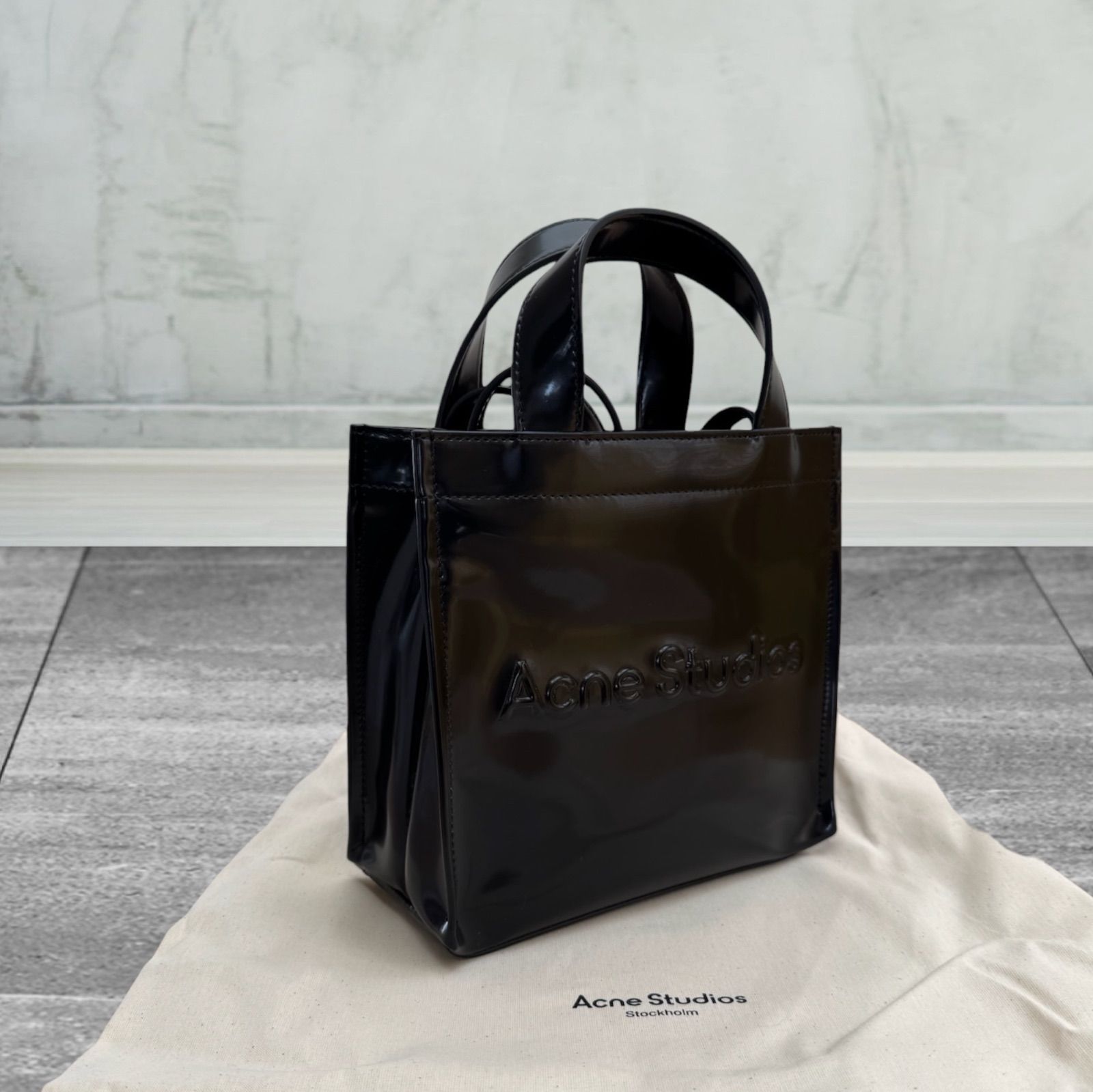 Acne Studios】ロゴ ミニショルダー トートバッグ - メルカリ