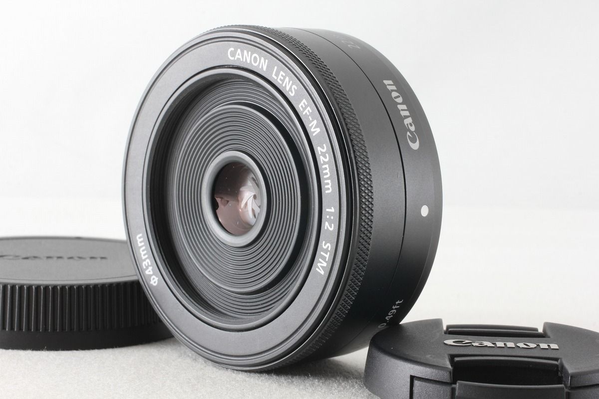 Canon キヤノン EF-M 22mm F2 STM ブラック 薄型パンケーキ