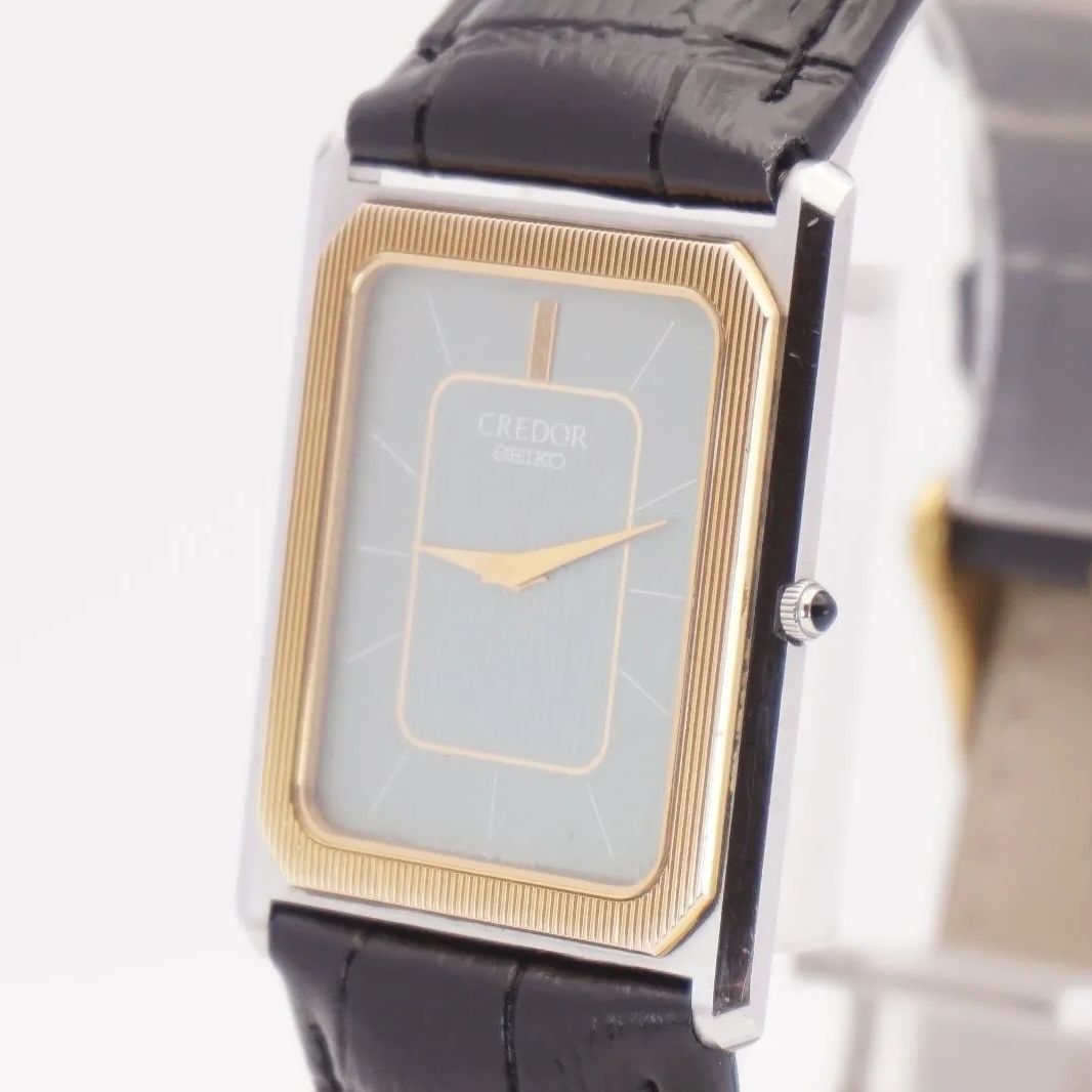 SEIKO　Credor　クレドール　6730-5130　18金ベゼル セイコー SEIKO CREDOR クレドール 18KTベゼル SS 腕時計