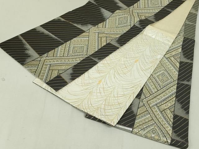 平和屋着物○丸帯 菱間道 金銀糸 正絹 逸品 未使用 DAAT0352ob - メルカリ