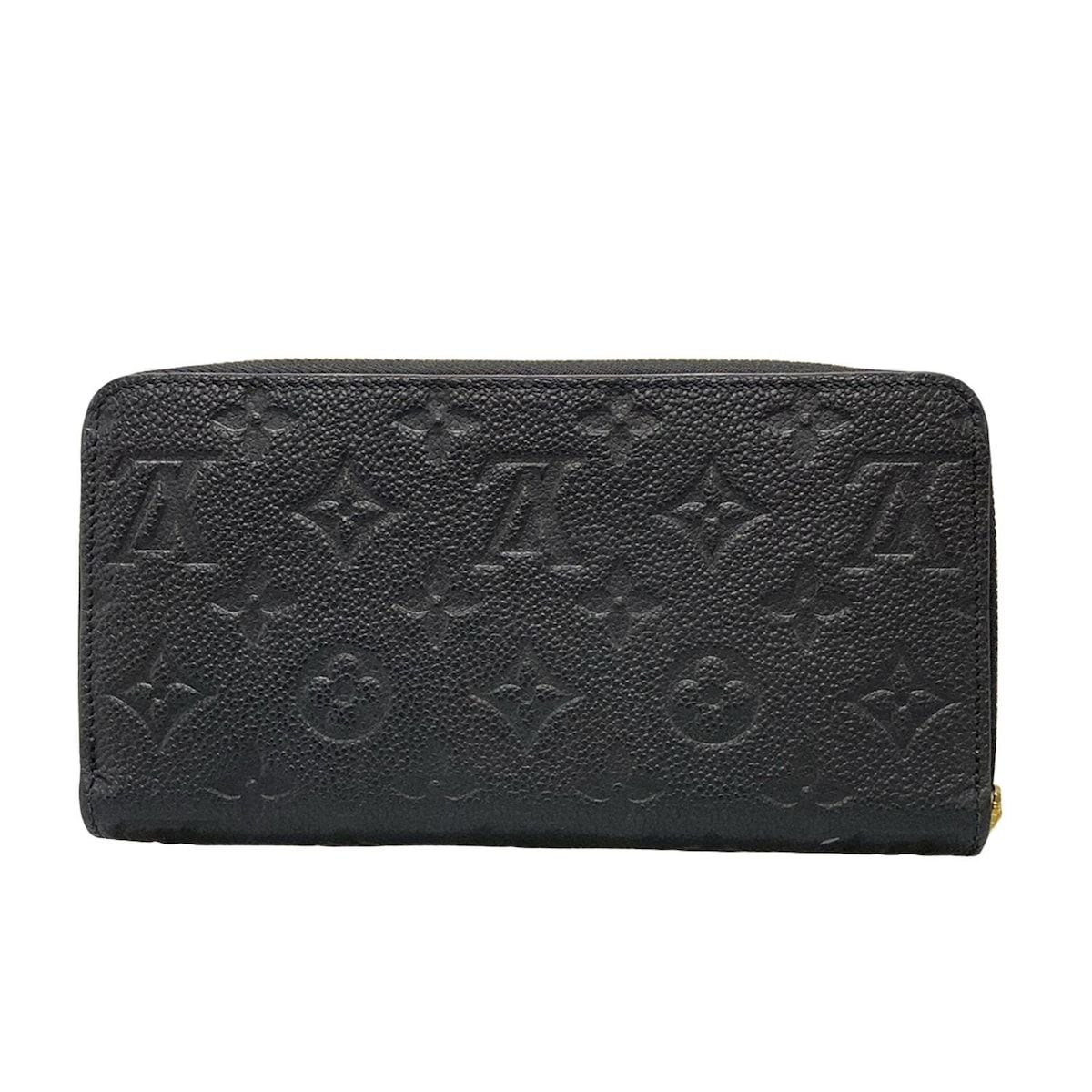 LOUIS VUITTON ルイヴィトン 長財布 モノグラム アンプラント ジッピーウォレット M61864 ノワール レザー
