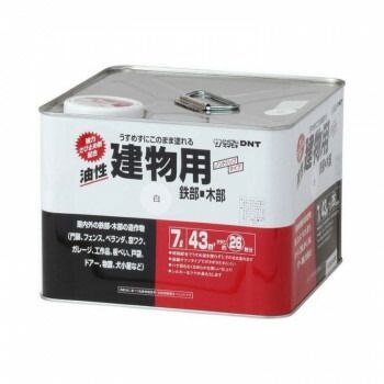 サンデーペイント 油性建物用 白 7L