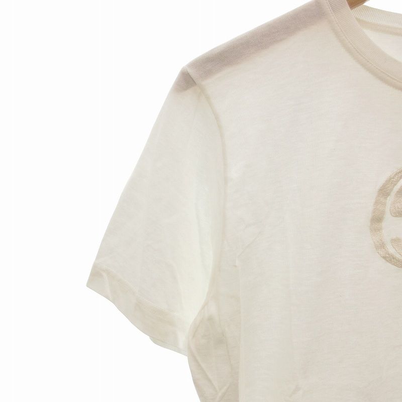 【希少】GUCCI グッチ　Tシャツ　インターロッキングG　GG柄　ホワイト　L インターロッキングG ロゴプリント Tシャツ コットン ホワイト