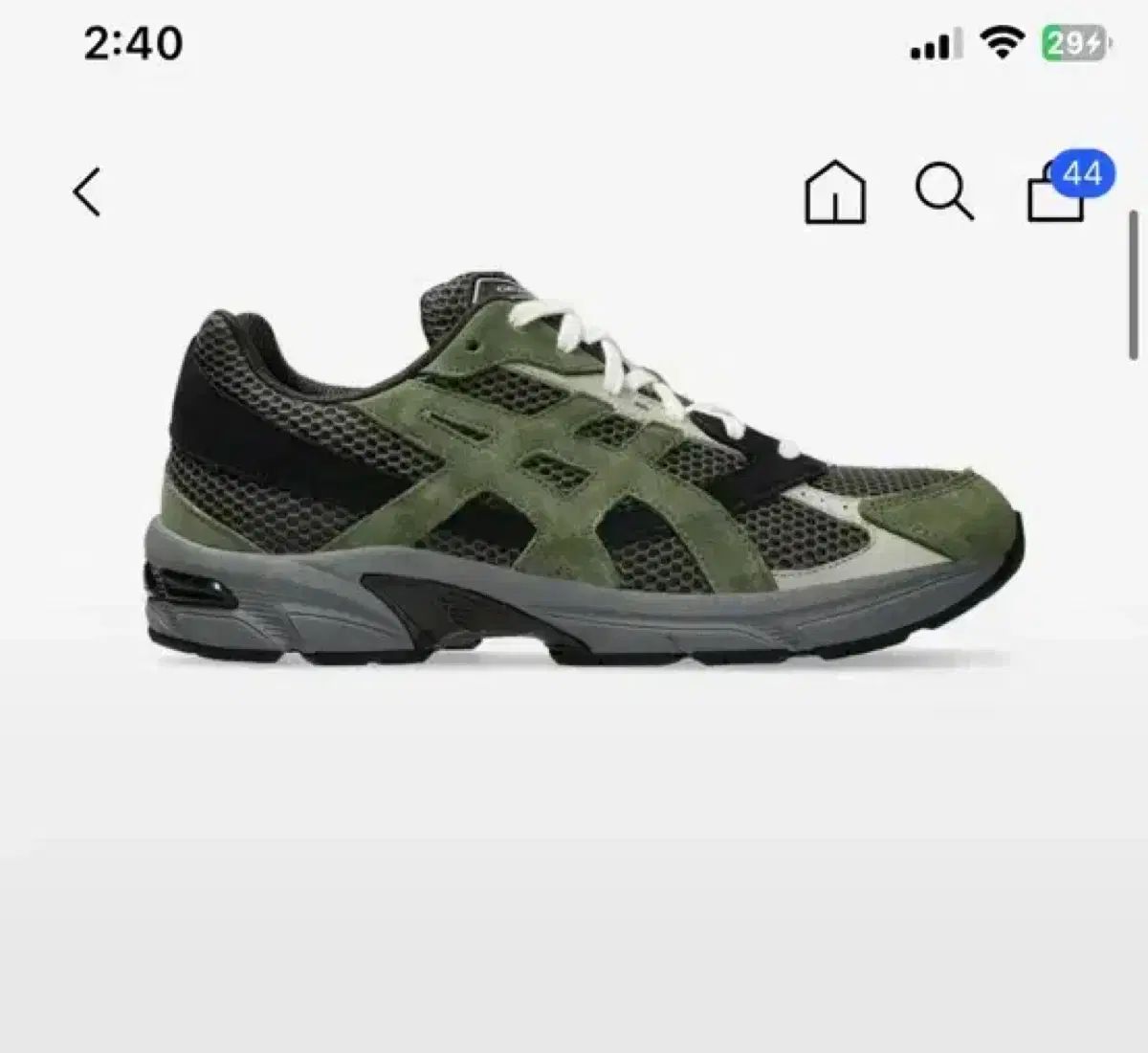 【雷市場（ポンジャン）商品韓国直送】 Asics(アシックス) ゲル 1130 オリーブ