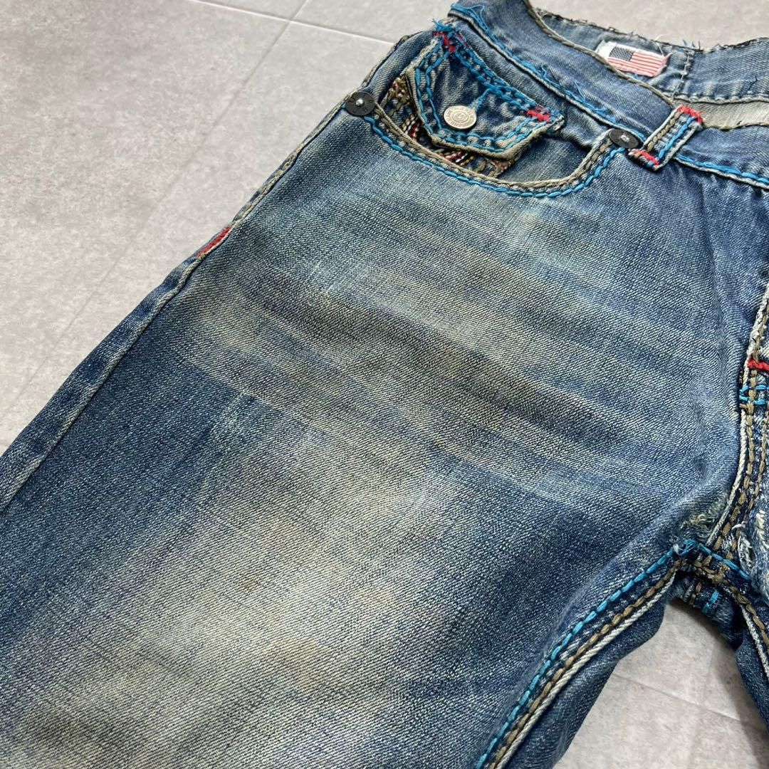 USA製　トゥルーレリジョン　TRUERELIGION フレア　Y2K 00s 中古・古着通販】TRUE RELIGION (トゥルー レリジョン) ホワイト