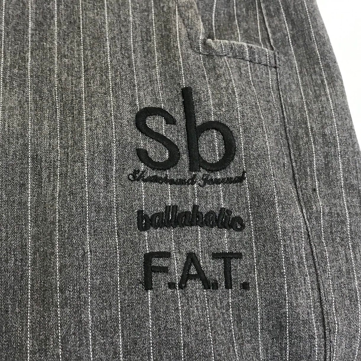 倉吉店】FAT | エフエーティー ×sb ×ballaholic ストライプ イージー
