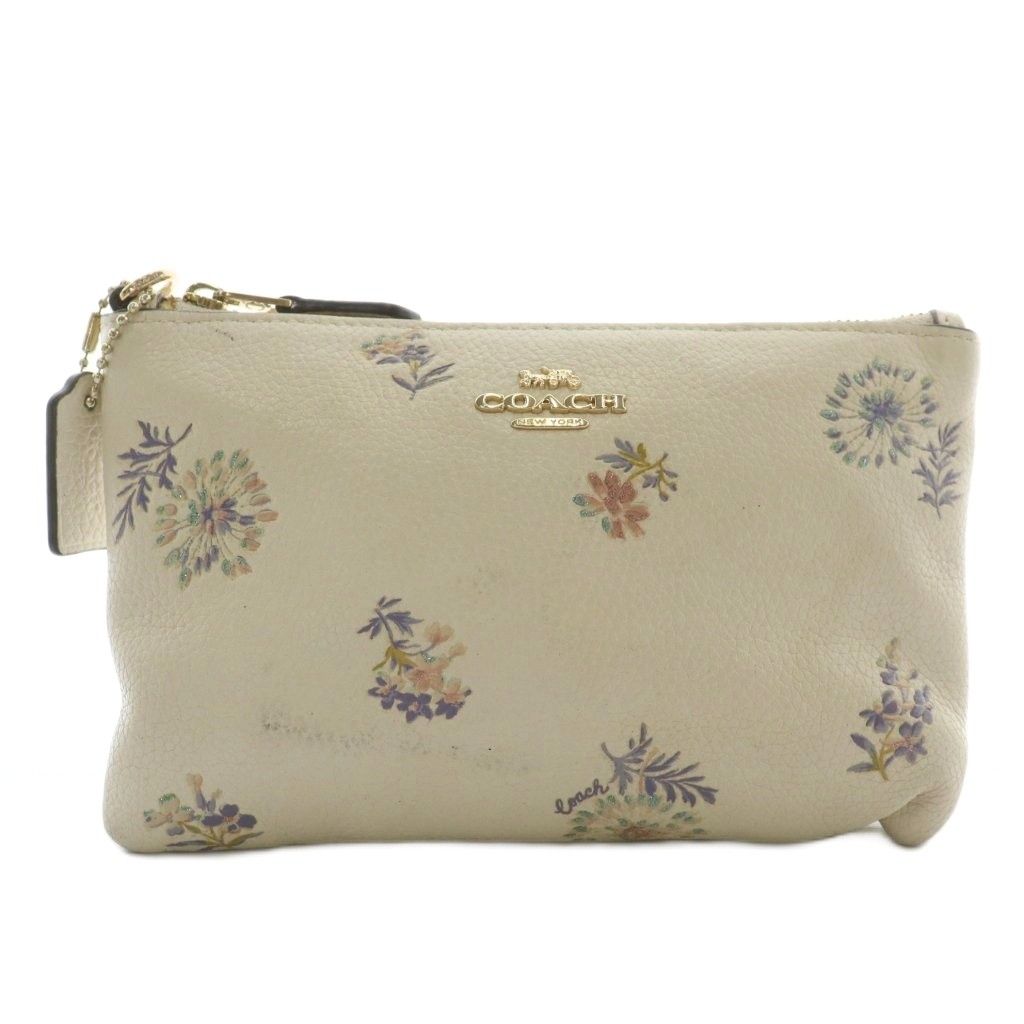 COACH ポーチ 柄【美品】 コーチ COACH ポーチ （ブラック） -waja bazar - 海外