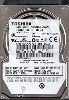 【中古】「非常に良い」Toshiba MK5055GSXN 500GB HDD2H28 B UL01 T F/W: B0/GC002M 中古】Toshiba MK5055GSXN 500GB HDD2H28 B UL01 T F/W: B0/GC002M