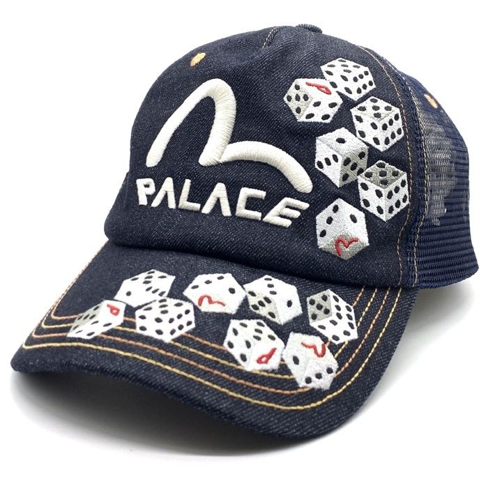 PALACE EVISU ロゴ＆ダイス刺繍メッシュキャップ PALACE EVISU ロゴ＆ダイス刺繍メッシュキャップ