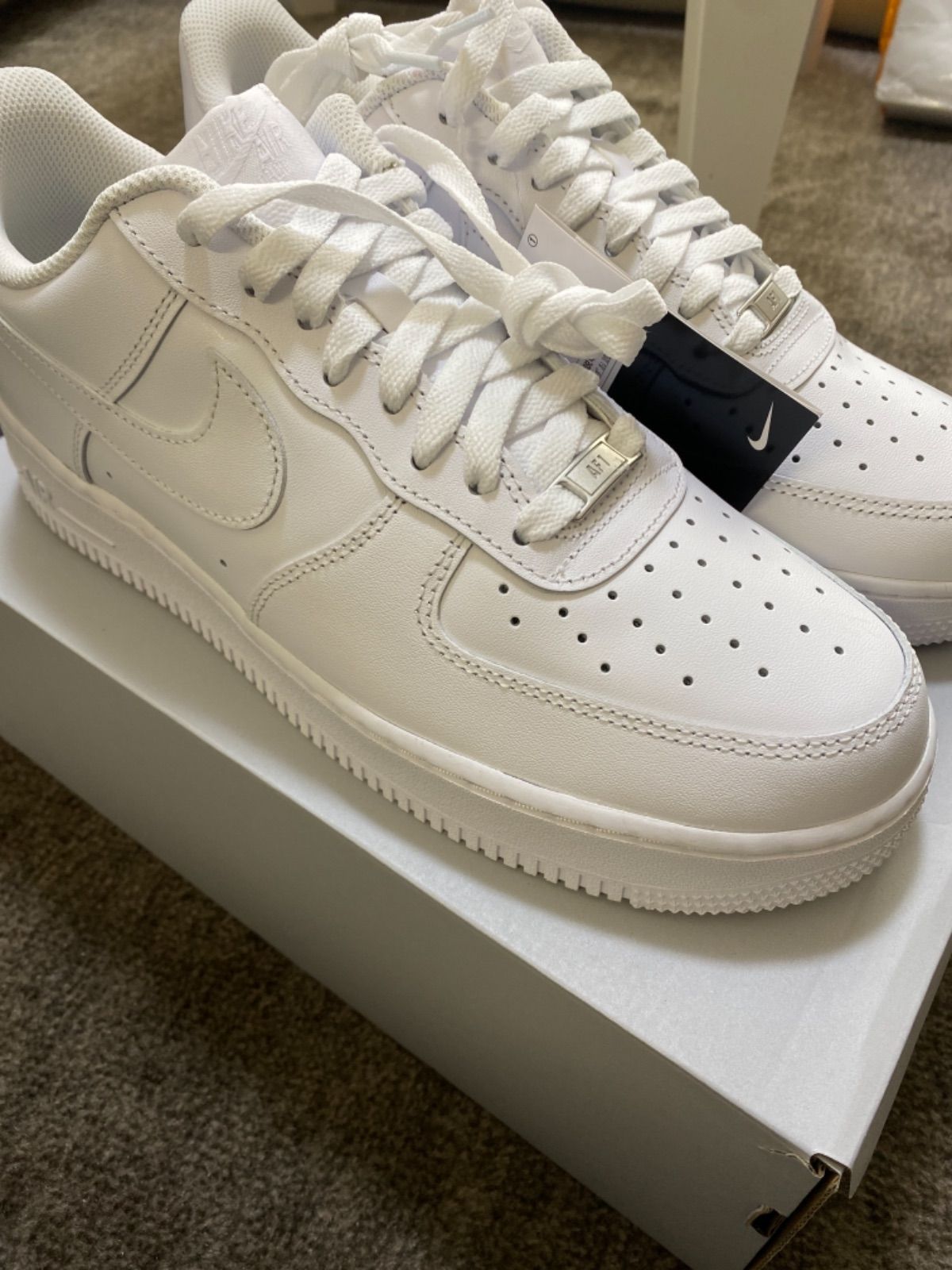 NIKE AIR FORCE 1 07 エアフォース1 ホワイト 29cm - メルカリ