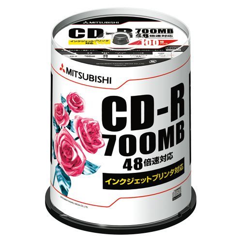 まとめ買い 三菱化学メディア CD-R PC|DATA用 SR80PP100 ×3セット
