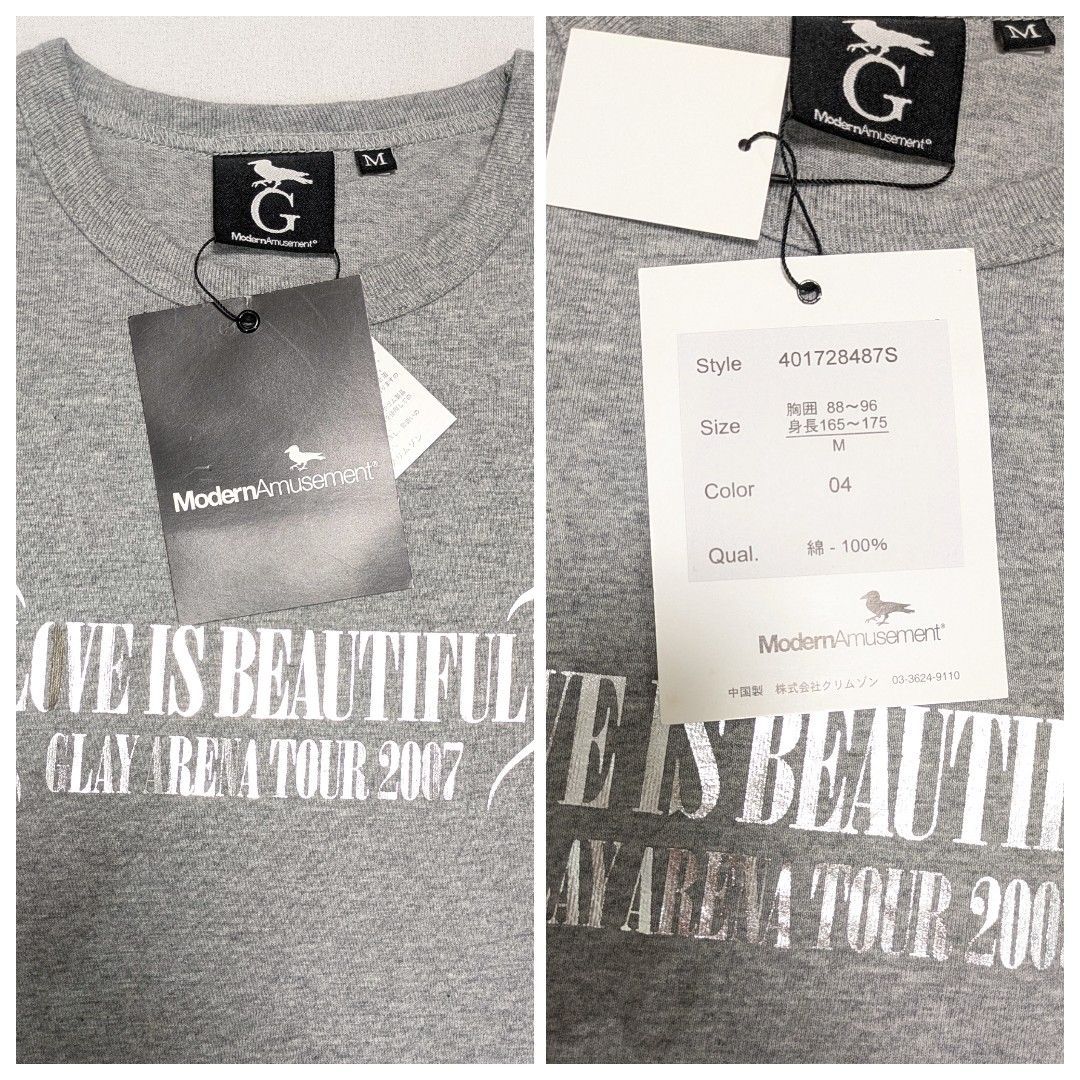 M□新品タグ付□2007 アリーナツアー Tシャツ□GLAY グレイ×モダン