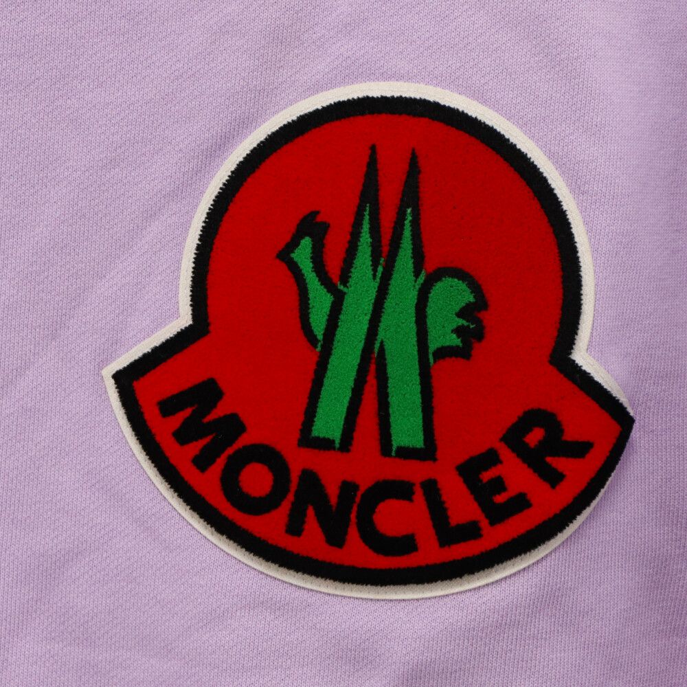 MONCLER (モンクレール) CREWNECK WITH TAPESTRY PATCH クルーネック  