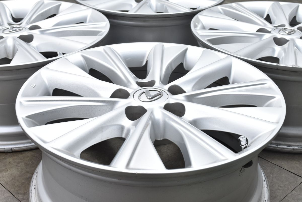 スタッドレス用などに レクサス HS 純正 17in 7J 39 PCD114.3 4本セット UX NX ハリアー RAV4 アルファード プリウスα SAI ノア
