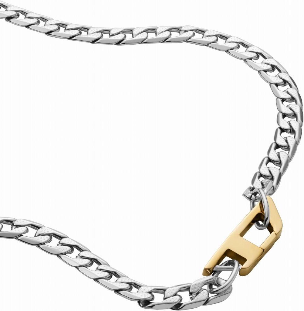 見事な創造力 DIESEL ディーゼル Dロゴ ステンレス メンズ ネックレス アクセサリー