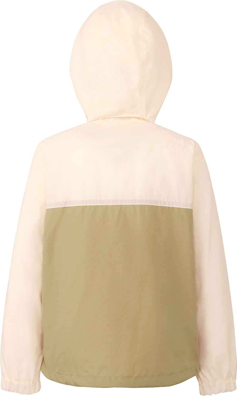 ザ ノース フェイス THE NORTH FACE アウトドア コンパクトジャケット 子ども服 ウィンドブレーカー アウター 上着 軽い はっ水 シンプル フード 取り外し 普段使い 外遊び キャンプ 記名ラベル NPJ 2 WC ホワイトデューン クラシ