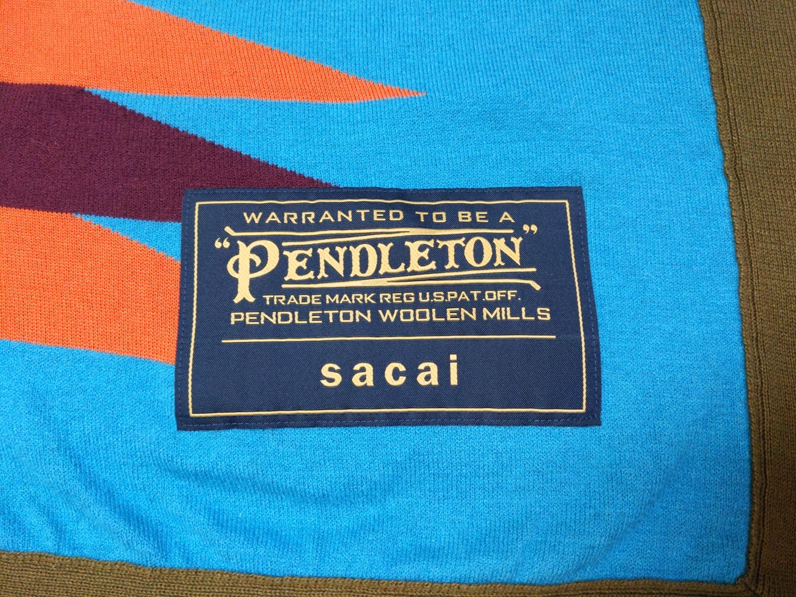 sacai サカイ × PENDLETON ペンドルトン ラップスカート - メルカリ