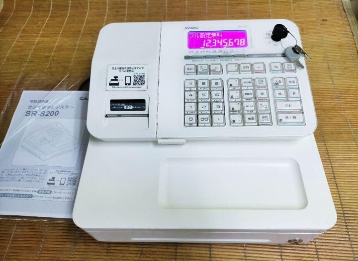 カシオレジスターSR-S200最新機種スマホで設定売上管理831003