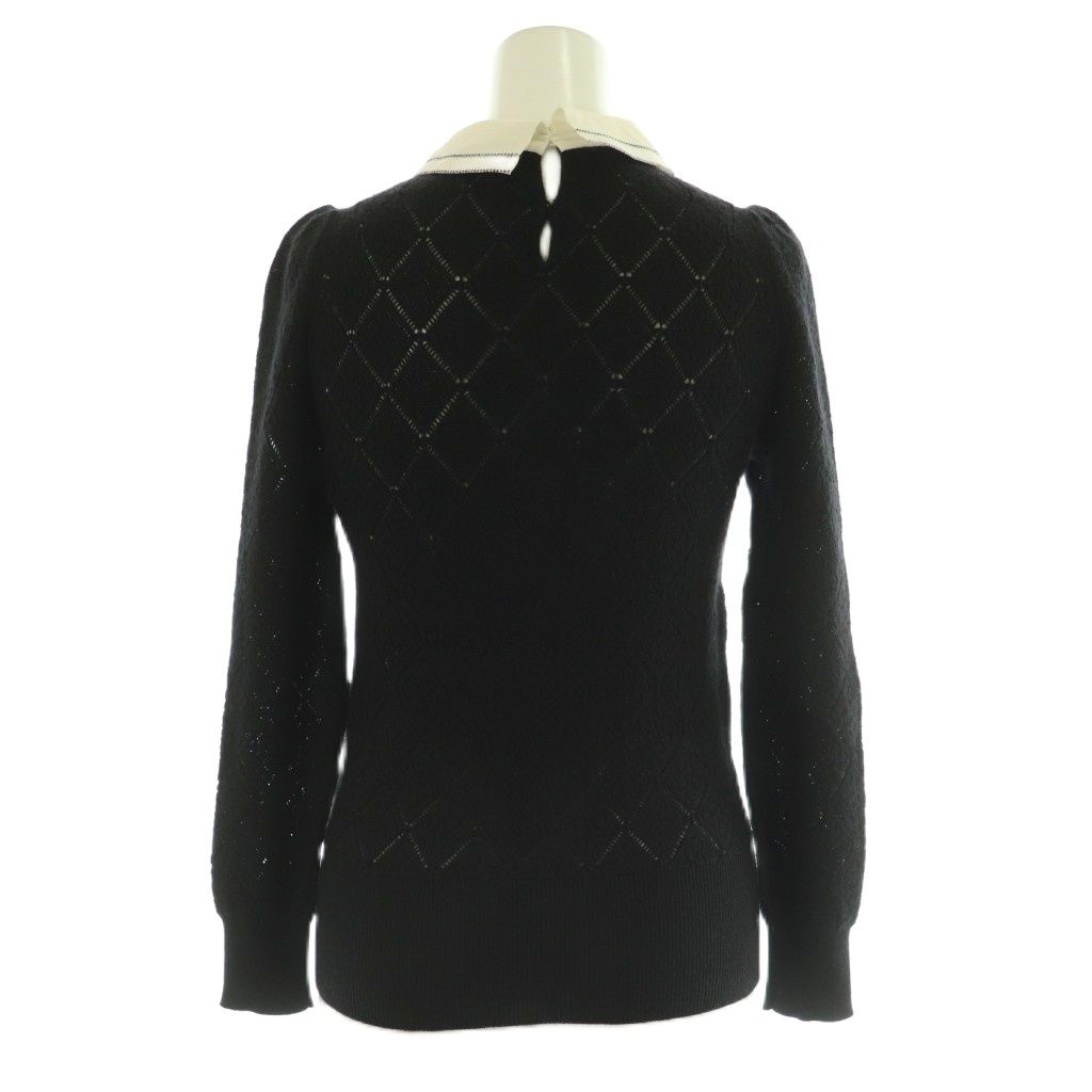 Dior ブラック Vネックニット 長袖　ディオール Dior Homme(ディオールオム) Vネックニット5HH40525167