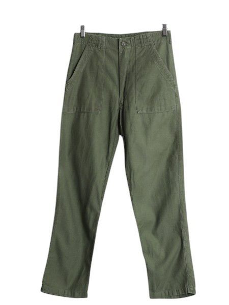 68's US ARMY コットンサテンベイカーパンツ W36L33OG-107 70's US