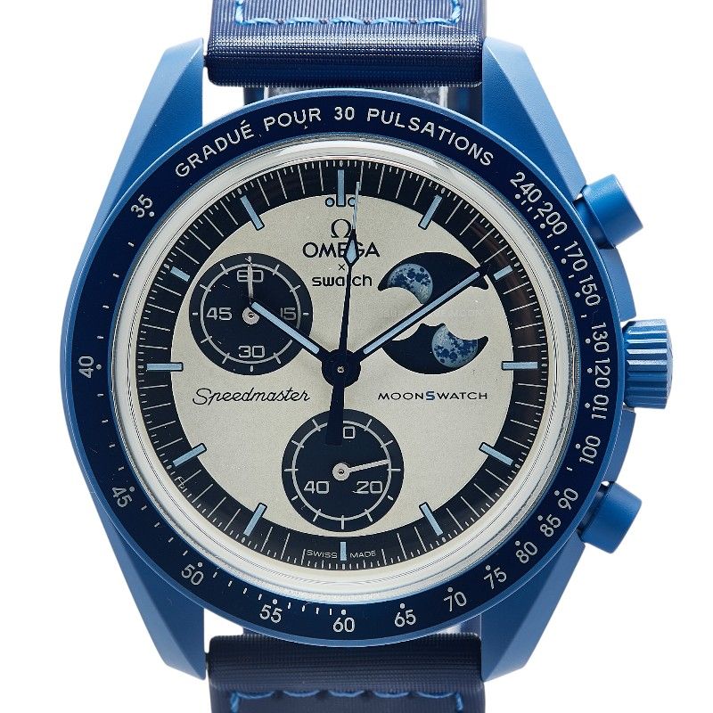 オメガ ×スウォッチ MISSION TO SUPER BLUE MOON ミッション トゥ ザ