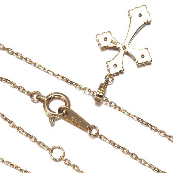 ローリーロドキン ネックレス LARGE GOTHIC CROSS PENDANT Silver / Zirconia PENDANT