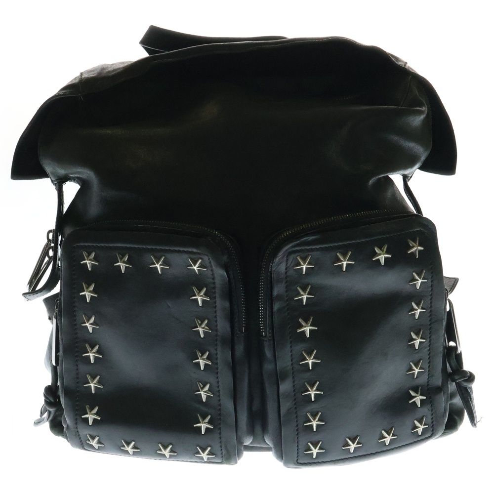 【ta】JIMMY CHOO レザー リュック JIMMY CHOO ジミーチュウ 2WAY バックパック リュックサック