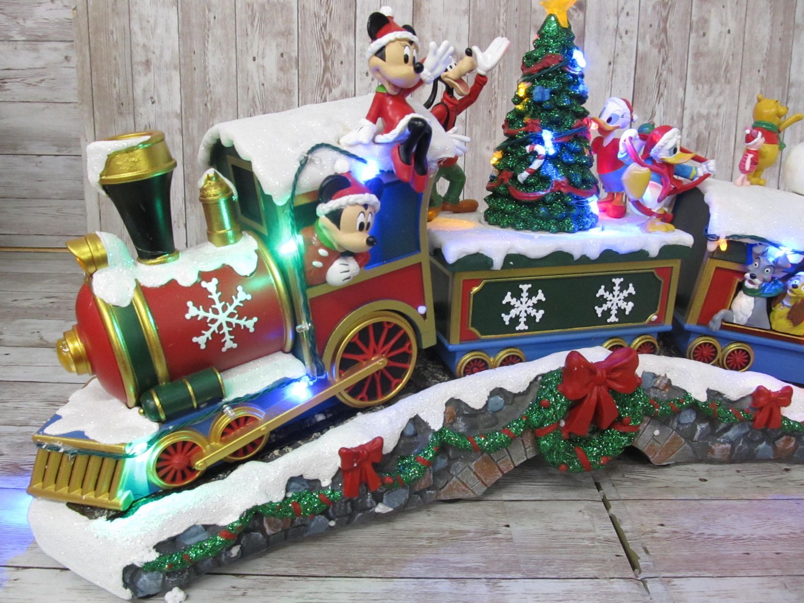 ディズニー クリスマストレイン サウンド付き、クリスマス飾り 照明LED