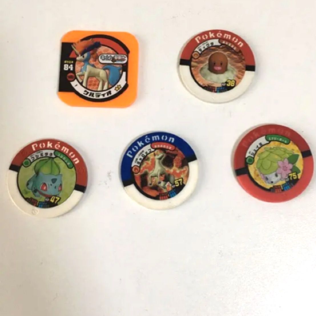 キャラグッズ]4:ポケモンアーケード チップ5枚 まとめ売り