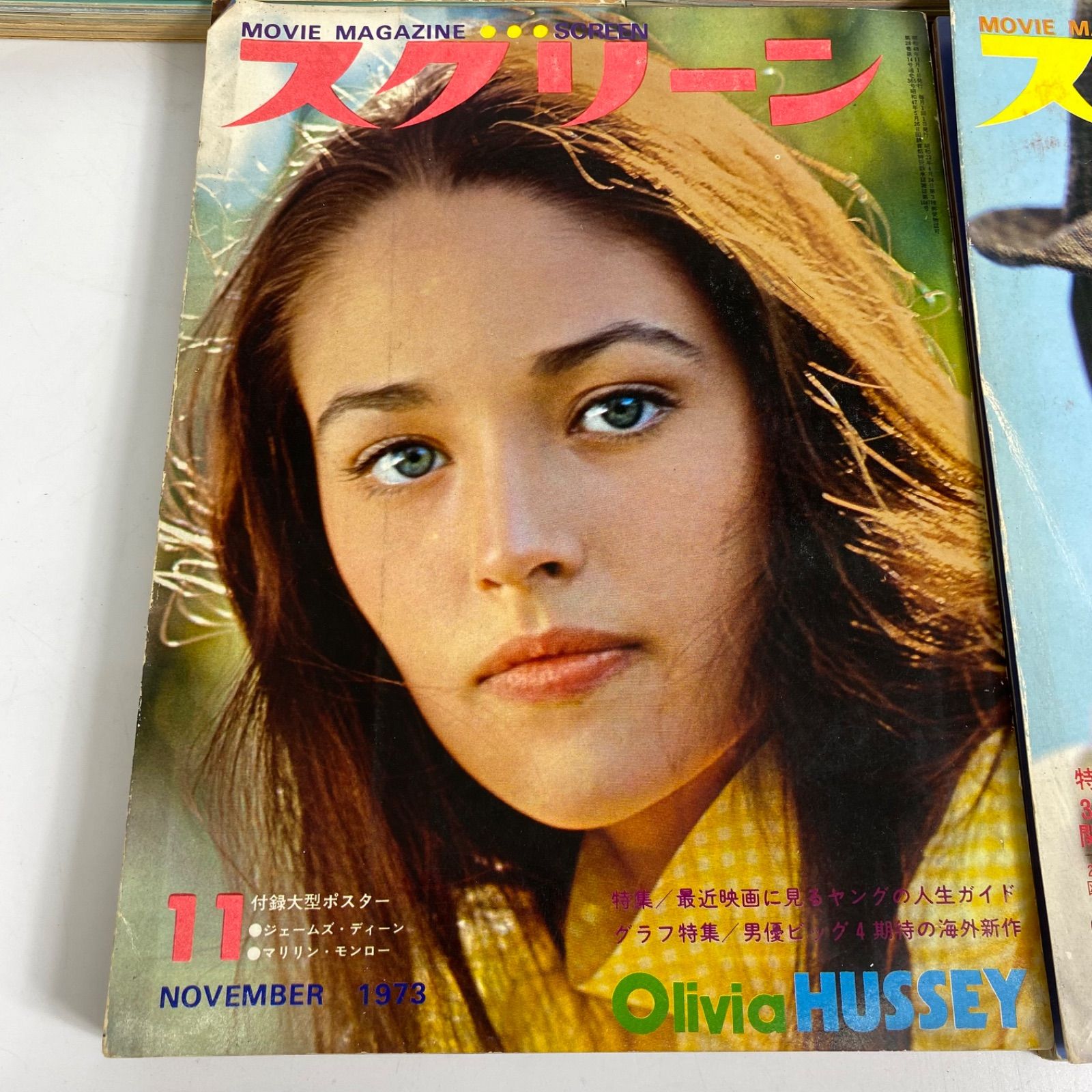 スクリーン 映画雑誌 1973年 5冊セット（8月・9月・10月・11月・12月