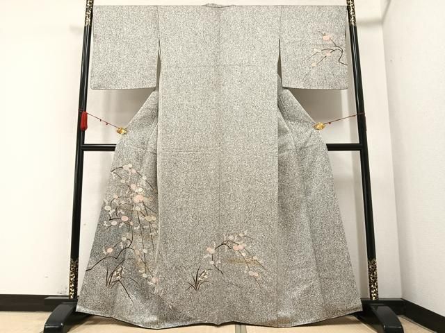 平和屋着物●訪問着　草花文　金彩　正絹　逸品　AABB2924ph 平和屋着物○訪問着 草花文 金彩 正絹 逸品 AABB2924ph - メルカリ