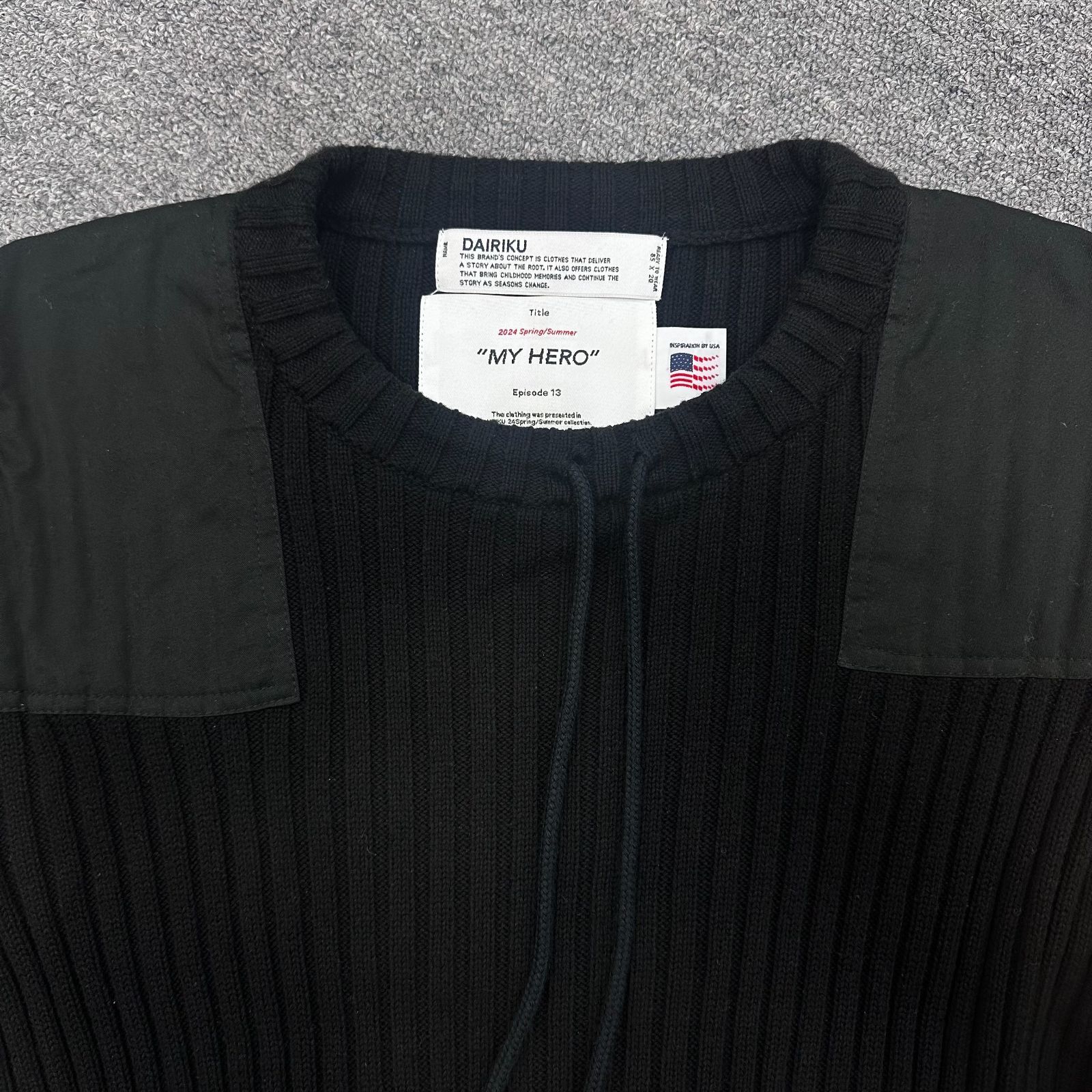 DAIRIKU 24SS McCallum Long Military Knit マッカラムロング